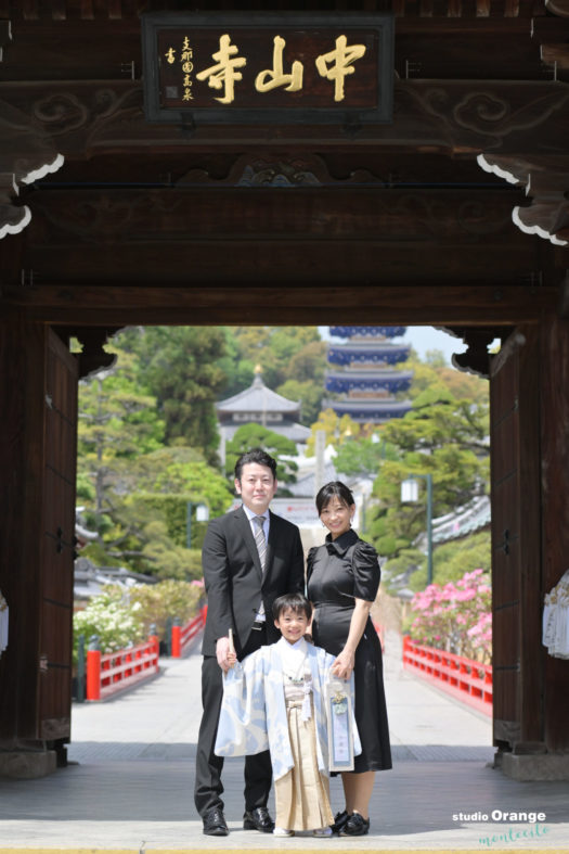 中山寺 七五三　ロケーション撮影