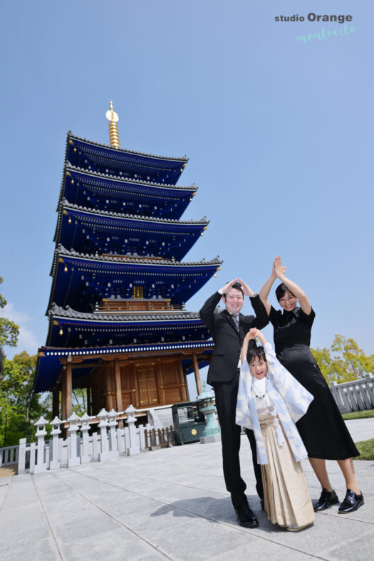 中山寺 七五三　ロケーション撮影