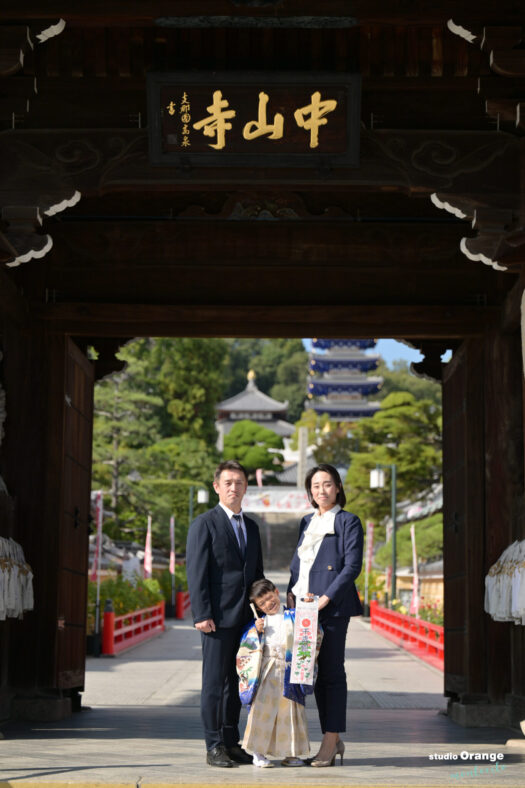 七五三　５歳　男の子　前撮り　出張撮影