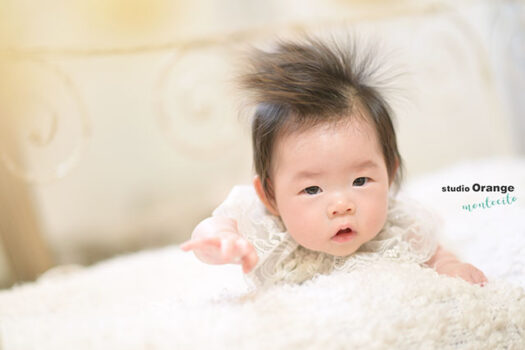 3ヶ月女の子お宮参り撮影