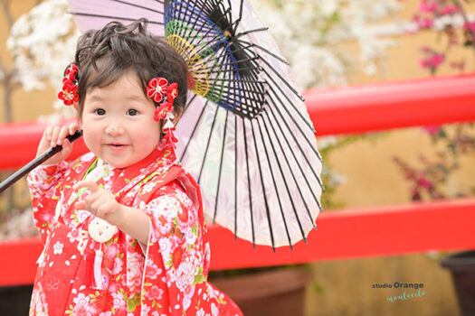 3歳女の子の七五三出張撮影