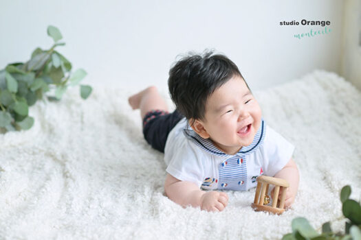 生後6ヶ月男の子お誕生日撮影