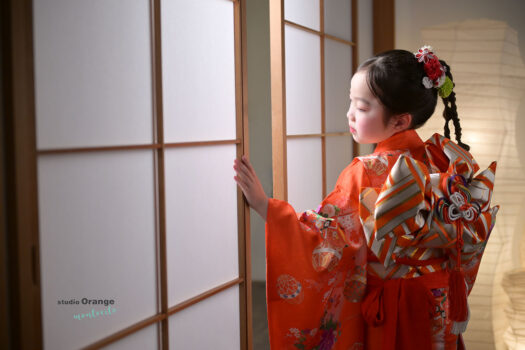 宝塚市7歳女の子の七五三撮影