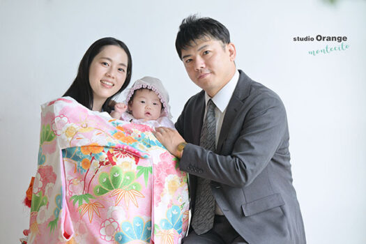 宝塚市生後２ヶ月女の子のお宮参り撮影