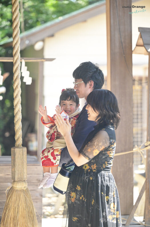 3歳女の子七五三出張撮影