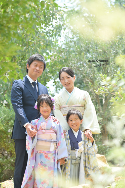 宝塚市5歳男の子7歳女の子七五三