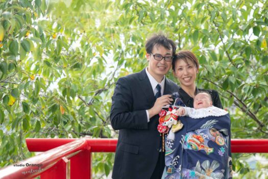 お宮参り　中山寺　お宮参り撮影