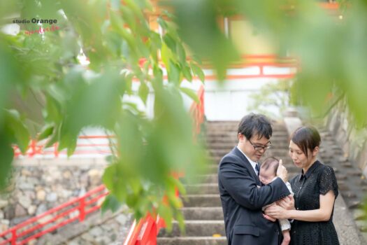 お宮参り　中山寺　お宮参り撮影