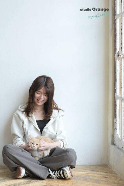 宝塚市　ペット撮影　猫　ノルウェージャンフォレストキャット