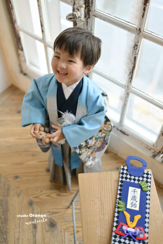 宝塚市　3歳男の子　七五三撮影