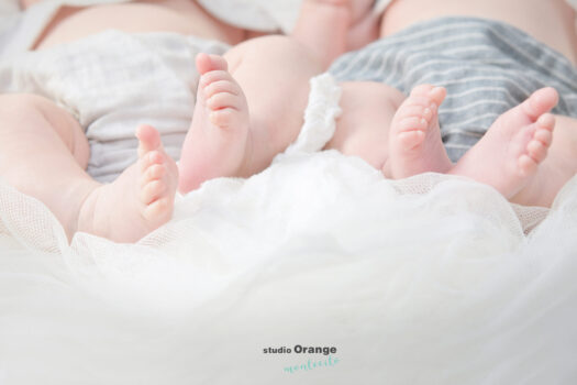 お宮参り　宝塚市写真館　お祝い着