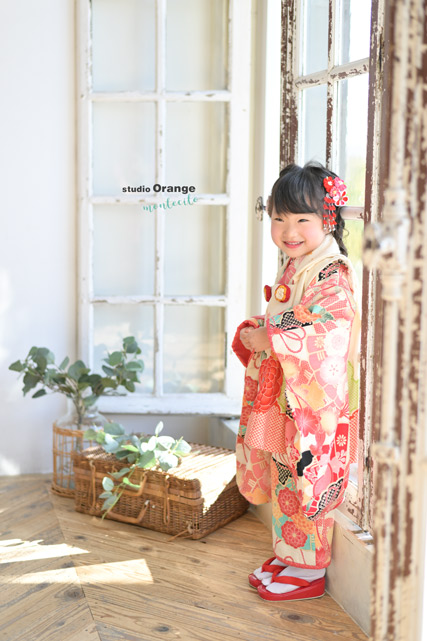 宝塚市　3歳女の子　七五三撮影