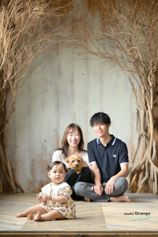 宝塚市　1歳女の子　お誕生日撮影