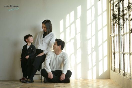 家族写真　宝塚市写真館　家族撮影