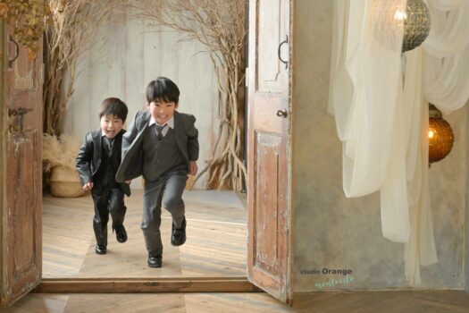 七五三撮影　宝塚写真館　5歳男の子