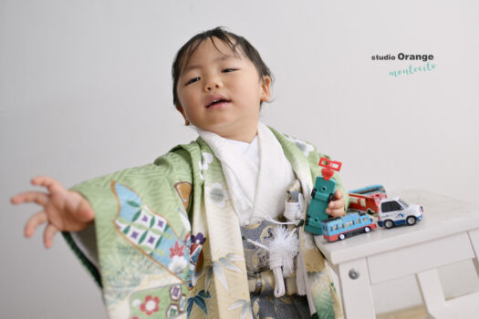 3歳の初めての七五三撮影