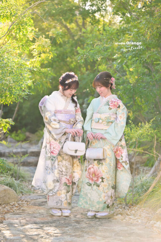 双子の成人式前撮り