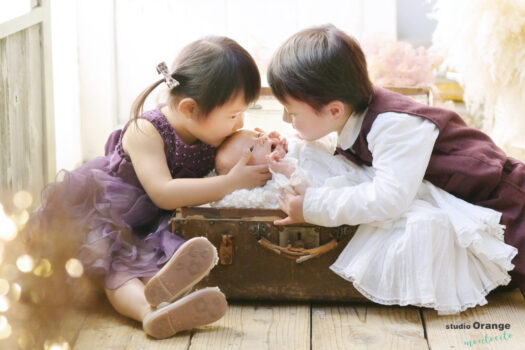 宝塚市の写真館でお宮参り撮影