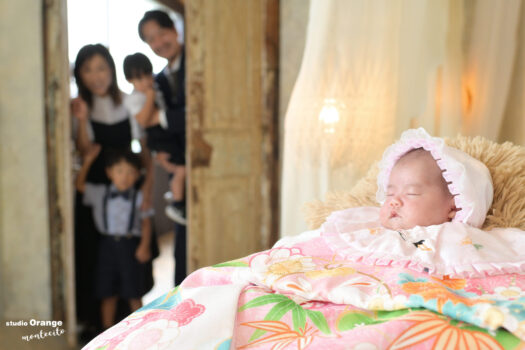 宝塚市の写真館でお宮参り撮影