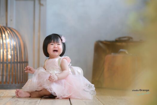 お誕生日撮影　1歳バースデー　宝塚市写真館