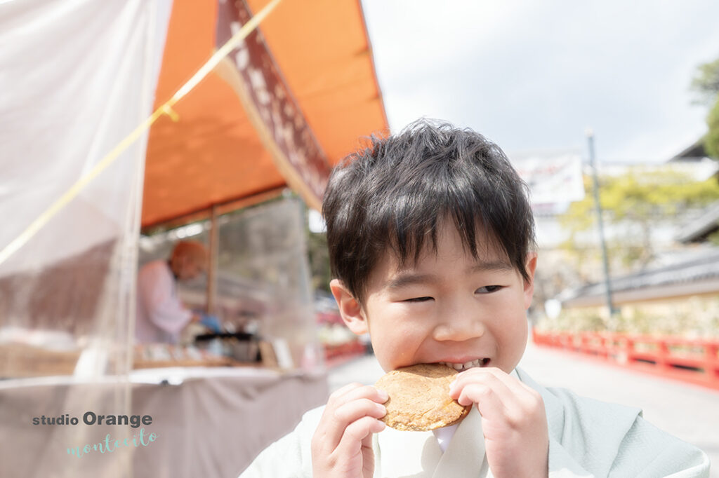中山寺で七五三ロケーション撮影