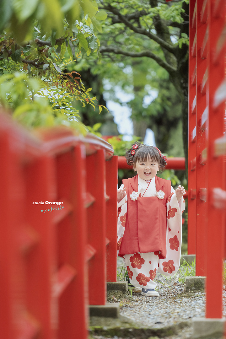 中山寺で七五三ロケーション撮影